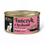 &Scaron;unų konservai NEKKO SUPREME su tunu ir krabais padaže, 80 g