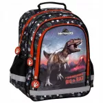 Mokyklinė kuprinė Derform DINOSAUR, kelių skyrių, tinka A4 formato sąsiuviniams