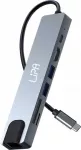 USB-C stotelė Lipa S8, 7 jungtys, 100W