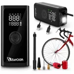Dviračių kompresorius, elektrinė automobilio pompa, powerbank 5in1