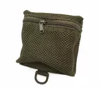 Ki&scaron;enė su užtrauktuku ir Velcro tvirtinimu, 15x15x3 cm, Ranger Green