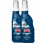 Stiklo priežiūros skystis veidrodėliams ANTI-STEAM, 250 ml, 2 vnt.