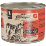 Konservai katėms Wiejska Zagroda, triu&scaron;iena ir ver&scaron;iena, kačiukams, 200 g