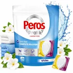 Skalbimo kapsulės PEROS PRATIK &scaron;viesiems ir baltiems audiniams, 50 vnt.