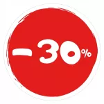 Lipdukai su -30% nuolaida, 48 vnt., FI55, dėžutėms ir lentynoms