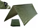 Palapinėms skirta apsauginė brezentinė tentas Survival, 1,9 x 3 m