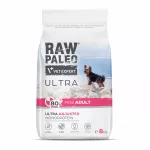 Sausas pa&scaron;aras &scaron;unims Raw Paleo Ultra kiauliena Mini suaugusiems, 8 kg