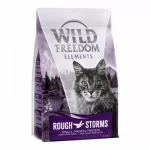 Sausas pa&scaron;aras katėms Wild Freedom Adult Rough Storms su antiena, be grūdų, 6,5 kg