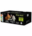 &Scaron;lapi kačių ėdalai PetRepublic, mėsos ir žuvies skoniai, 48 x 85 g