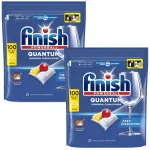 Indaplovių kapsulės Finish Quantum All in 1, citrinų kvapo, 100 vnt.