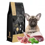 Sausas maistas mažų veislių &scaron;uniukams 8 kg, be grūdų, 1DOG, su ėriena ir antiena