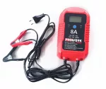 Automobilinis akumuliatoriaus įkroviklis PROWERK, 12V/6V, 8A, LCD, 40&ndash;240 Ah