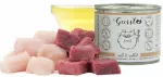 &Scaron;lapias kačių ėdalas Gussto Calf & Rabbit, 200 g, su ver&scaron;iena ir triu&scaron;iena