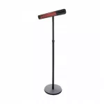 Infraraudonųjų spindulių &scaron;ildytuvas SUNRED RD-DARK-25S, stovimas, 2500 W, juodas