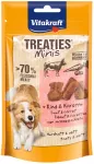 &Scaron;unų skanėstai Vitakraft Treaties Minis su jautiena ir morkomis, 48 g