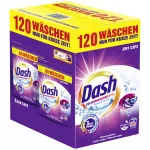 Skalbimo kapsulės DASH Color Frische, spalvotiems, 3in1, 120 vnt., 2 pakuotės