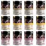 &Scaron;unų konservai PET REPUBLIC, įvairių skonių, 12 x 1250 g