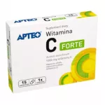 Vitaminų papildas APTEO Vitamin C Forte, 15 kapsulių