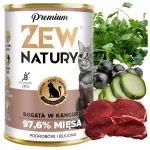 &Scaron;lapių kačių ėdalas su kengūriena Zew Natury, 400 g