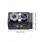 Mini TLR S11 Retro Dual Lens CCD kamera