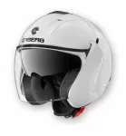 Motociklo &scaron;almas Caberg Downtown, baltas blizgus, XS dydis