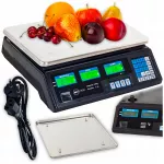 Elektroninė svarstyklė ARO, 40 kg, 1 g tikslumas, ap&scaron;viečiamas ekranas