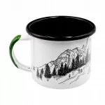 Emaliuotas puodelis ALPINUS TOURIST BEAR TATRA MOUNTAINS, 350 ml