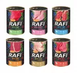 &Scaron;lapi &scaron;unų ėdalas Rafi MIX, 12 x 400 g