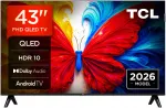 Televizorius TCL 43S5L 43" QLED FHD, Android TV, HDR10, juodas