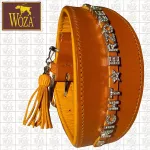&Scaron;unų antkaklis PREMIUM COLLAR CHARTA WOZA LETTERS, natūrali oda, 26-32 cm, 5,3/37