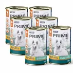 &Scaron;unų konservai PUPIL Prime su kalakutiena ir kepenėlėmis, 6 x 1200 g
