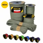 Paracord virvė EDCX 4 mm, 100 m, &scaron;viesi chaki, pagaminta Lenkijoje