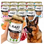 &Scaron;unų konservai RAFI Classic, 14 x 1240 g