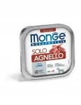 &Scaron;unų konservai MONGE SOLO su ėriena, 150 g