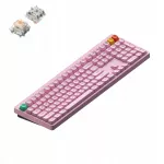 Belaidė mechaninė klaviatūra NuPhy Node 100, auk&scaron;tas profilis, Blush Max