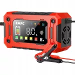 Automobilinis akumuliatoriaus įkroviklis 12V 8A su LCD ekranu ir akumuliatoriaus atkūrimo funkcija