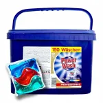 Skalbimo kapsulės spalvotiems audiniams Power Wash, 150 vnt.