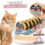 Drėgnas kačių maistas su la&scaron;i&scaron;a ir spanguolėmis UNIQ PETS, 60 g, 6 vnt.