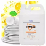 Indų ploviklis Roko, citrinų kvapo, efektyviai &scaron;alina riebalus, 5 l
