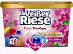 Skalbimo kapsulės Weisser Riese Color Aromatherapie Orchids, 18 vnt.