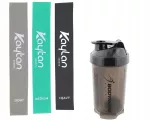 Atsparumo juostų rinkinys (3 vnt.) su Bodymass gertuve
