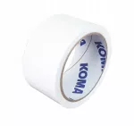 Pakavimo juosta KOMA, balta, 48 mm x 60 yd, kar&scaron;to lydalo guma
