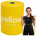 Atsparumo juosta kojų pratimams ir reabilitacijai, guma, 15 cm x 30 m, 1&ndash;2 kg
