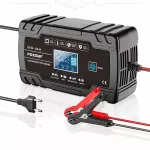 Akumuliatorių įkroviklis su LCD ekranu, 12V/24V, 8A, atkūrimo funkcija