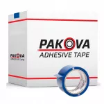 Pakavimo juosta PAKOVA mėlyna, 48 mm x 91 m, 36 vnt. dėžutėje