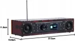 Radijo imtuvas ALK103-LCD FM/DAB su akrilo korpusu, susirinkimui pats (DIY)