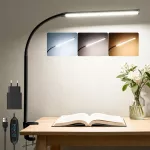 Stalinis LED &scaron;viestuvas su USB, spaustuku, 3 spalvos, 10 ry&scaron;kumo lygių, lankstus