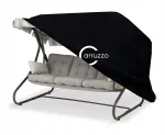 Suoliuko uždangalas, 134x66x89 cm, juodas, OXFORD 210D, lietui atsparus