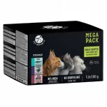 Sterilizuotų kačių pa&scaron;aras PetRepublic, įvairių skonių, 12 x 100 g