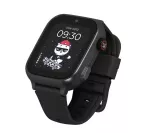 I&scaron;manusis laikrodis Garett Cute 2 45mm 4G LTE GPS juodas su atspindinčiu dirželiu